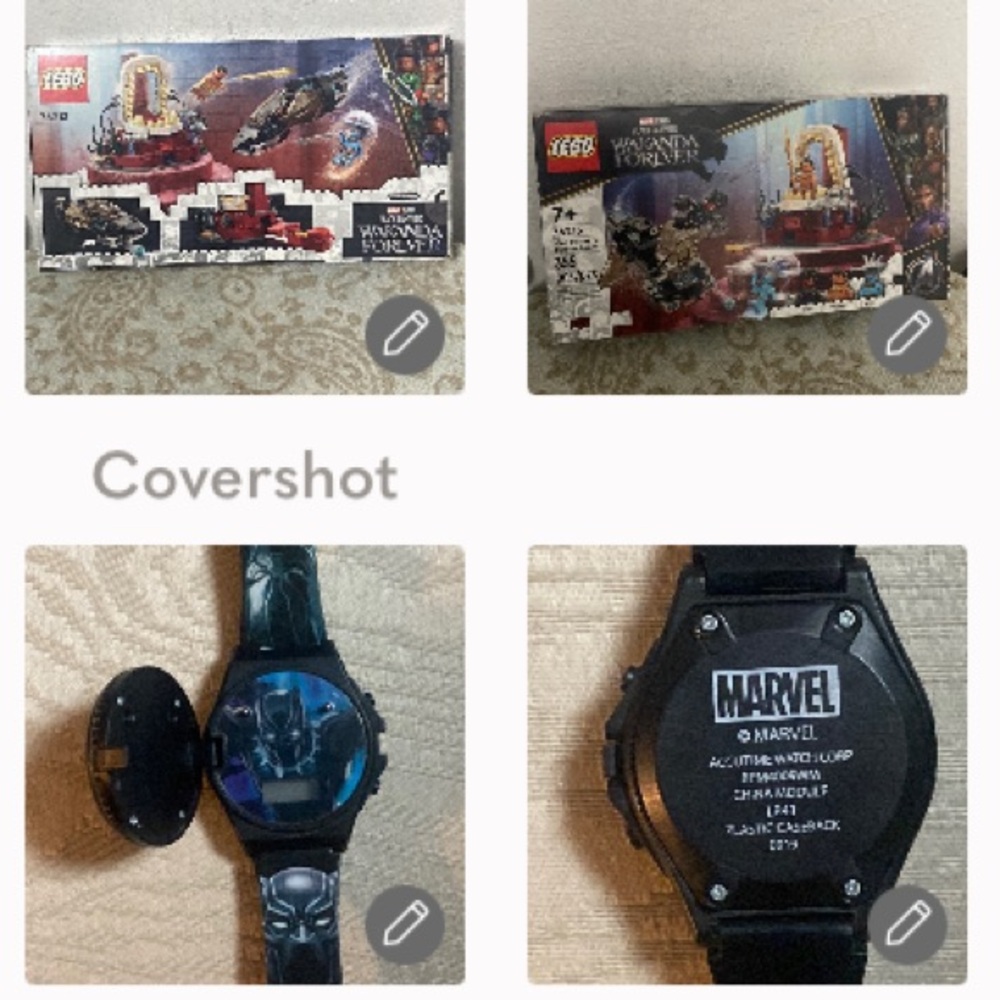 Marvel 355P LEGO Wakanda set+watch⌚️Marvel
